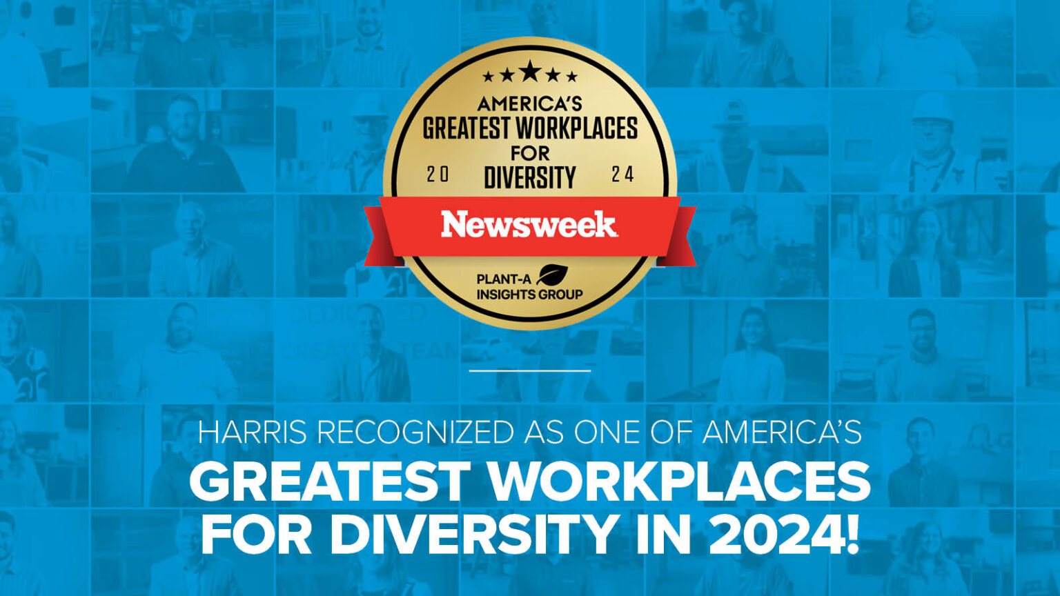 Harris Named to America's Greatest Workplaces for Diversity 2024 Harris
